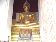 XVc. Bronze Buddha statue in Vihran Phra Mongkol Bopit (1956)
