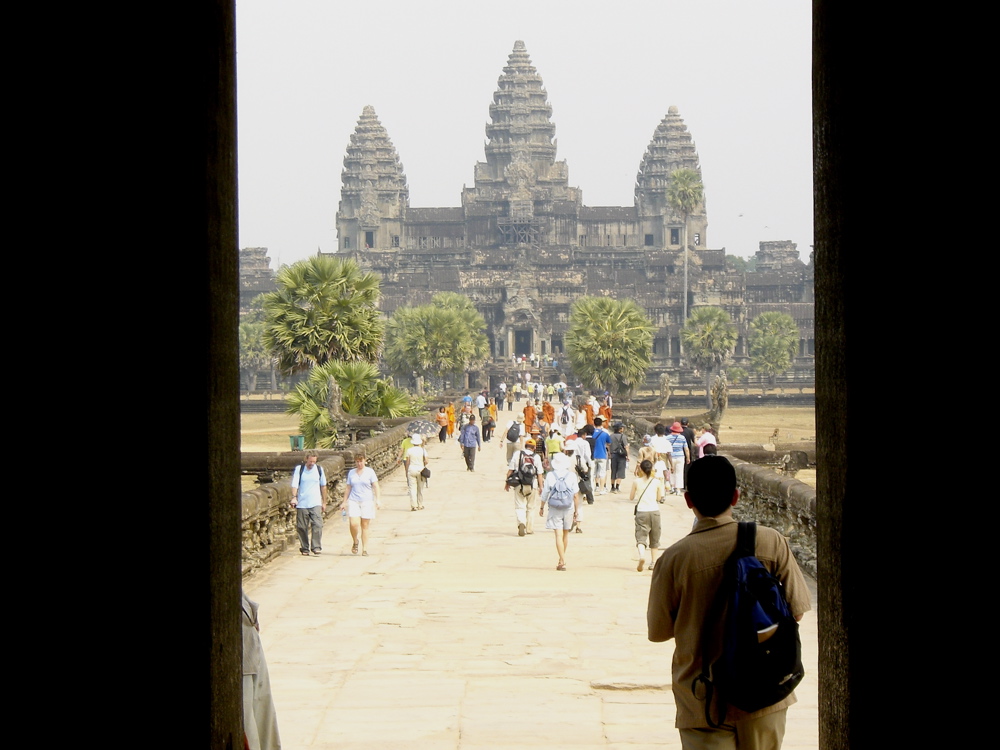 central temple from entrance