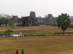 Towards entrance tower