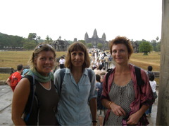 with Polish tourists