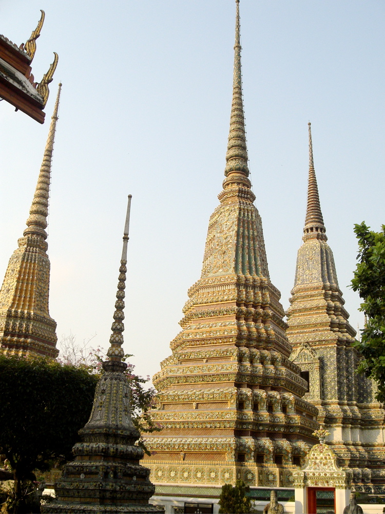 Wat Pho some of 99 chedis