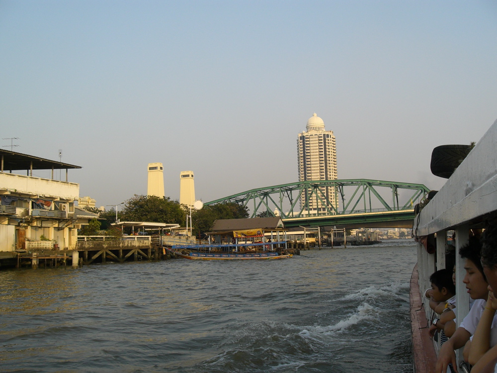 on a boat-bus
