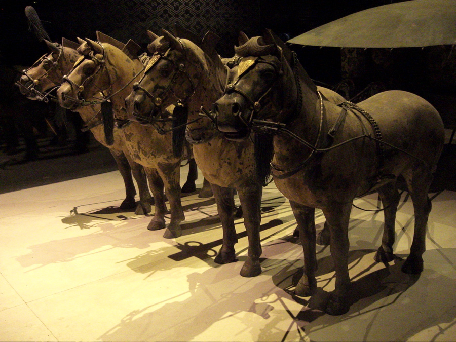 Xi'an: Bronze horses