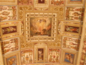Vatican hallway ceiling