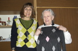 with Ciocia Helenka (same sweaters?)