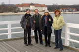 with Nelka, Marek & Alek on in front of Sopot Grand Hotel